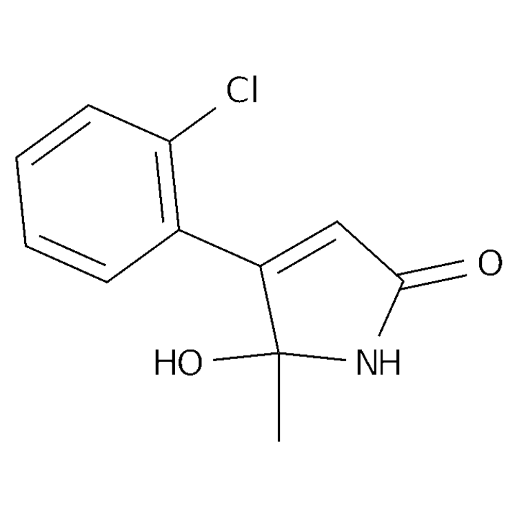4-(2-chlorophenyl)-5-hydroxy-5-methyl-1H-pyrrol-2-one