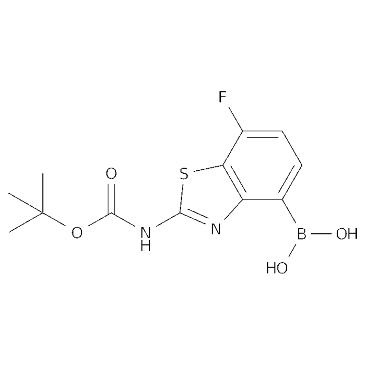 tert-butyl N-[4-(dihydroxyboranyl)-7-fluoro-1,3-benzothiazol-2-yl]carbamate