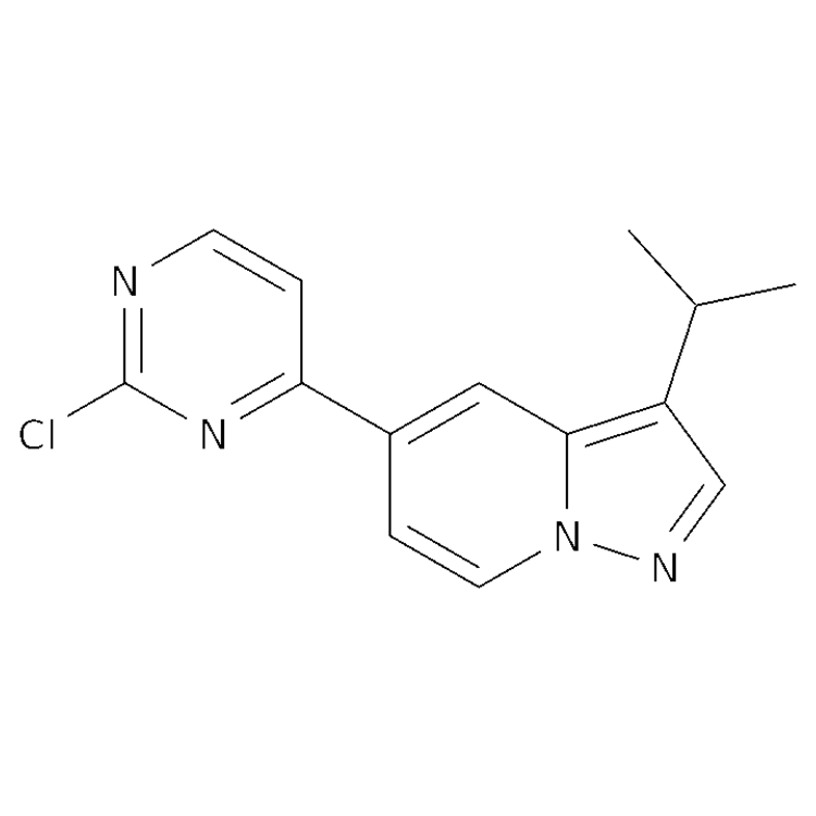 2-chloro-4-{3-isopropylpyrazolo[1,5-a]pyridin-5-yl}pyrimidine