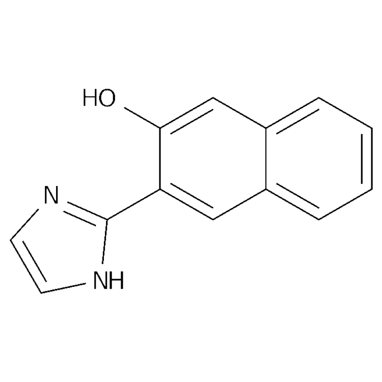 Structure of 32339-68-7 | 3-(1H-Imidazol-2-yl)-2-naphthalenol