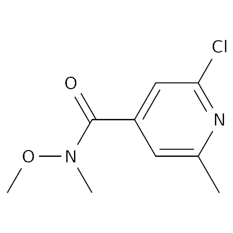 2-Chloro-N-methoxy-N,6-dimethyl-4-pyridinecarboxamide