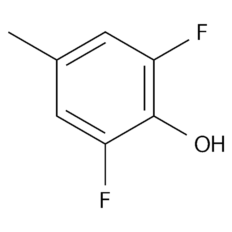 Structure of 353557-38-7 | 2,6-difluoro-4-methylphenol