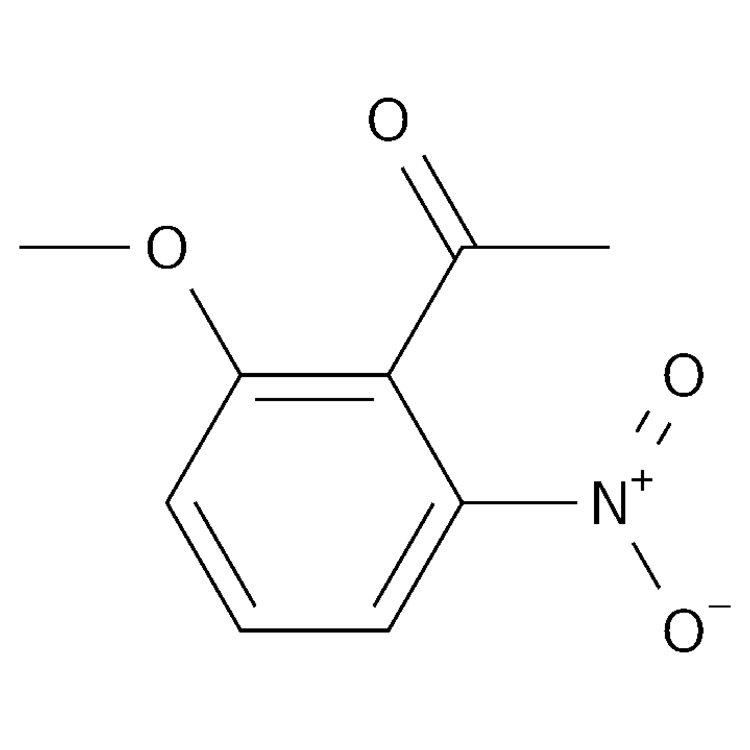 Structure of 53967-70-7 | 1-(2-methoxy-6-nitrophenyl)ethanone