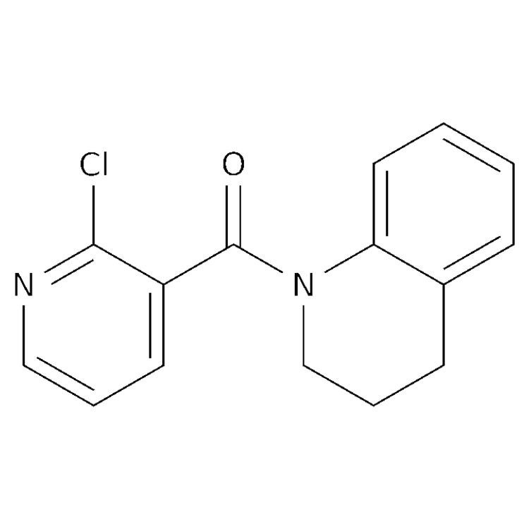 Structure of 545340-46-3 | 1-[(2-chloropyridin-3-yl)carbonyl]-3,4-dihydro-2H-quinoline