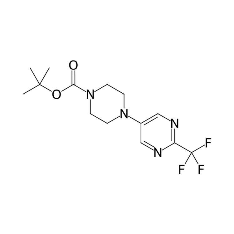 tert-butyl 4-[2-(trifluoromethyl)pyrimidin-5-yl]piperazine-1-carboxylate