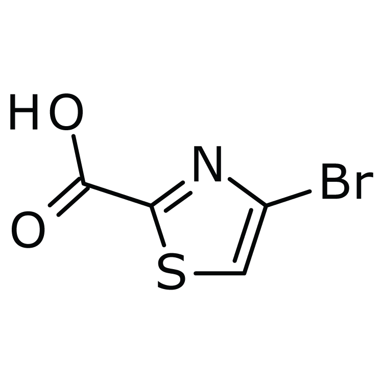 Structure of 88982-82-5 | 4-Bromo-1,3-thiazole-2-carboxylic acid