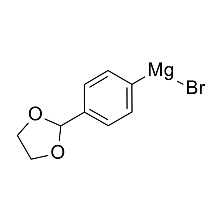 4-(1,3-Dioxolan-2-yl)phenylmagnesium bromide, 0.5 M in THF