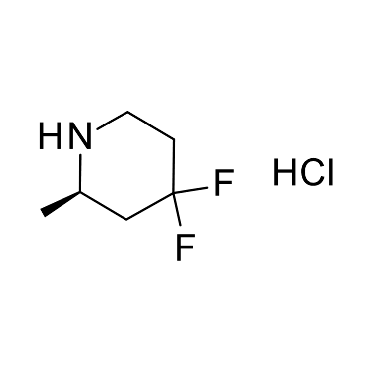 Structure of 2200475-58-5 | (2R)-4,4-difluoro-2-methylpiperidine hydrochloride