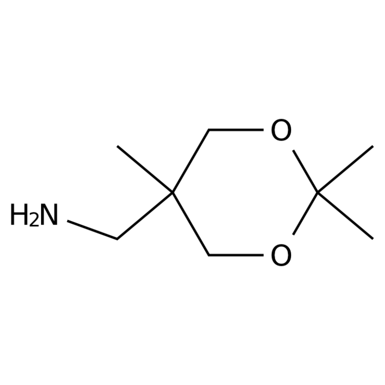 Structure of 4933-20-4 | (2,2,5-trimethyl-1,3-dioxan-5-yl)methanamine