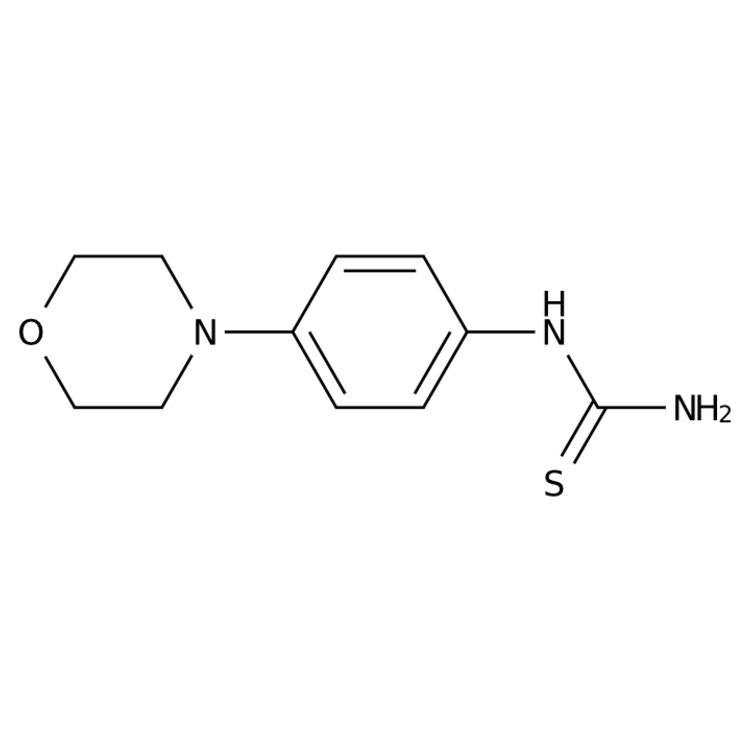 Structure of 572889-35-1 | [4-(morpholin-4-yl)phenyl]thiourea