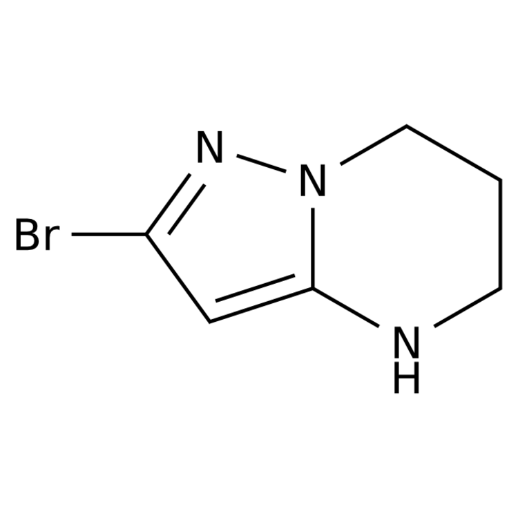 Structure of 1785583-94-9 | 2-bromo-4H,5H,6H,7H-pyrazolo[1,5-a]pyrimidine