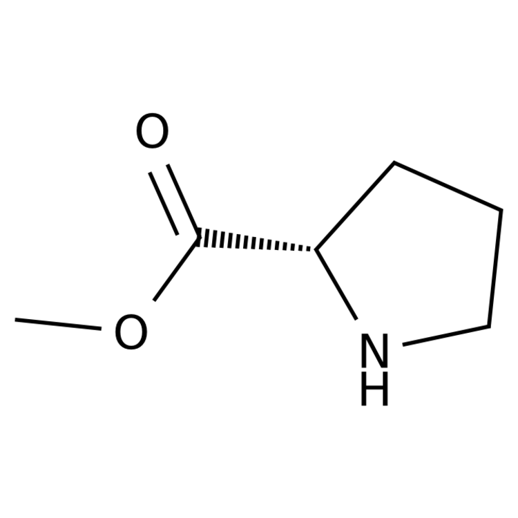 Structure of 2577-48-2 | (-)-L-Proline methyl ester