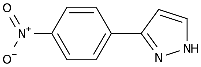 Structure of 20583-31-7 | 3-(4-nitrophenyl)-1H-pyrazole