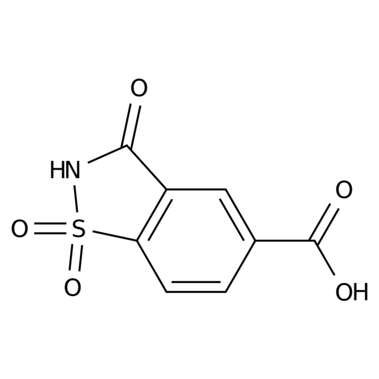 Structure of 221446-00-0 | 1,1,3-trioxo-2H-1$l^{6},2-benzothiazole-5-carboxylic acid