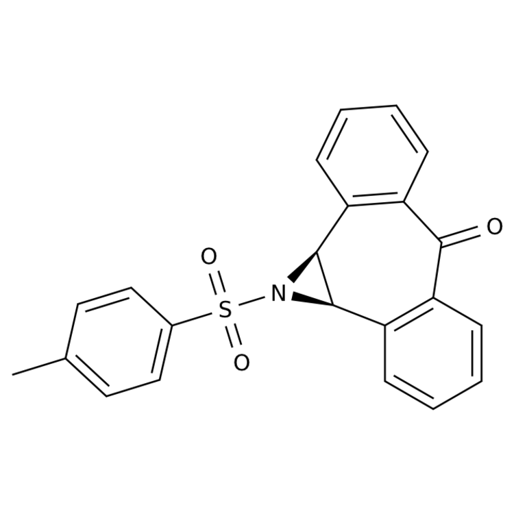 Structure of 1372806-48-8 | rel-(1aR,10bS)-1a,10b-Dihydro-1-[(4-methylphenyl)sulfonyl]dibenzo[3,4:6,7]cyclohept[1,2-b]azirin-6(1H)-one