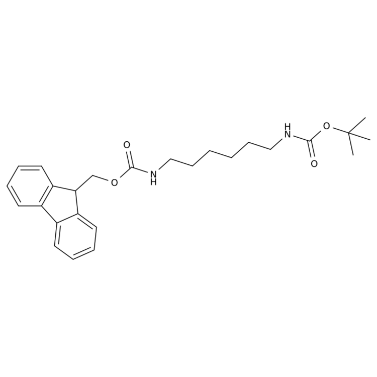 Structure of 166410-31-7 | tert-butyl N-(6-{[(9H-fluoren-9-ylmethoxy)carbonyl]amino}hexyl)carbamate