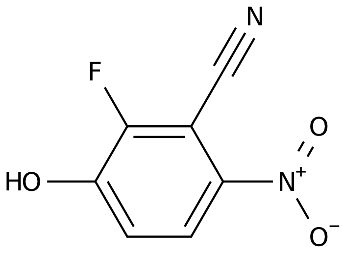 Structure of 2384987-57-7 | 2-fluoro-3-hydroxy-6-nitrobenzonitrile