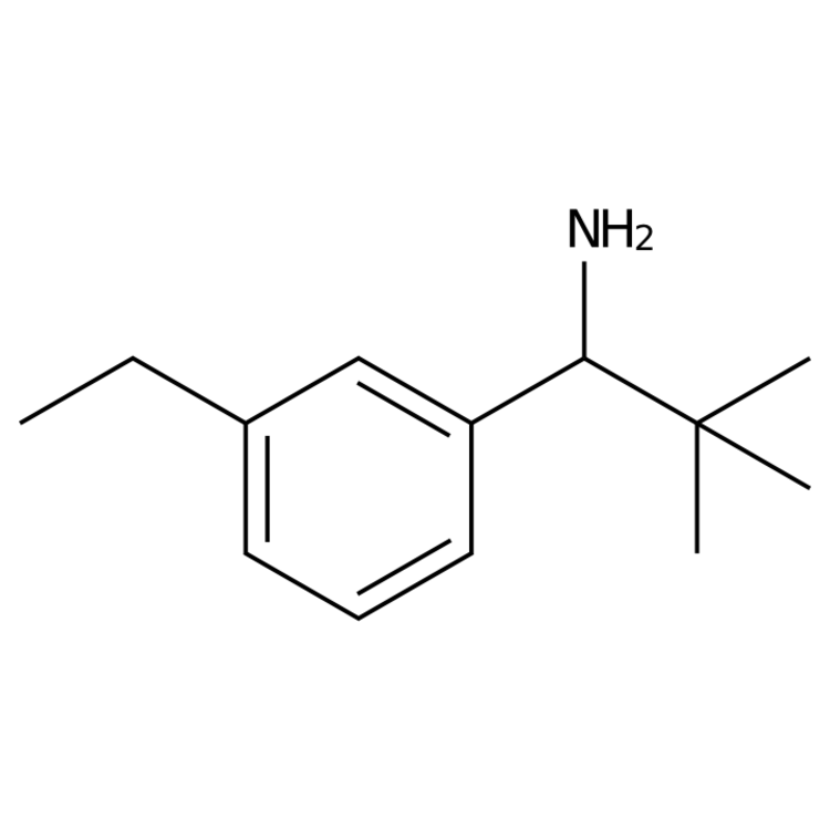 Structure of 1391211-74-7 | 1-(3-ethylphenyl)-2,2-dimethylpropan-1-amine