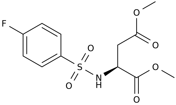 Structure of 1384309-86-7 | 1,4-Dimethyl N-[(4-fluorophenyl)sulfonyl]-L-aspartate