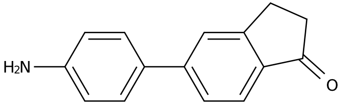 Structure of 1290140-62-3 | 5-(4-Aminophenyl)-2,3-dihydro-1H-inden-1-one