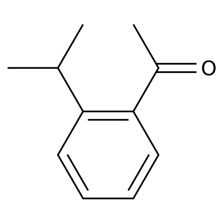 Structure of 2142-65-6 | 1-(2-isopropylphenyl)ethanone