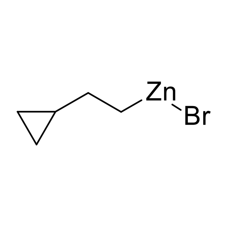 Structure of NO CAS FOUND | (2-Cyclopropylethyl)zinc bromide, 0.50 M in THF