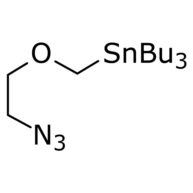 Structure of 1639963-42-0 | (2-Azidoethoxy)methyl)tributylstannane