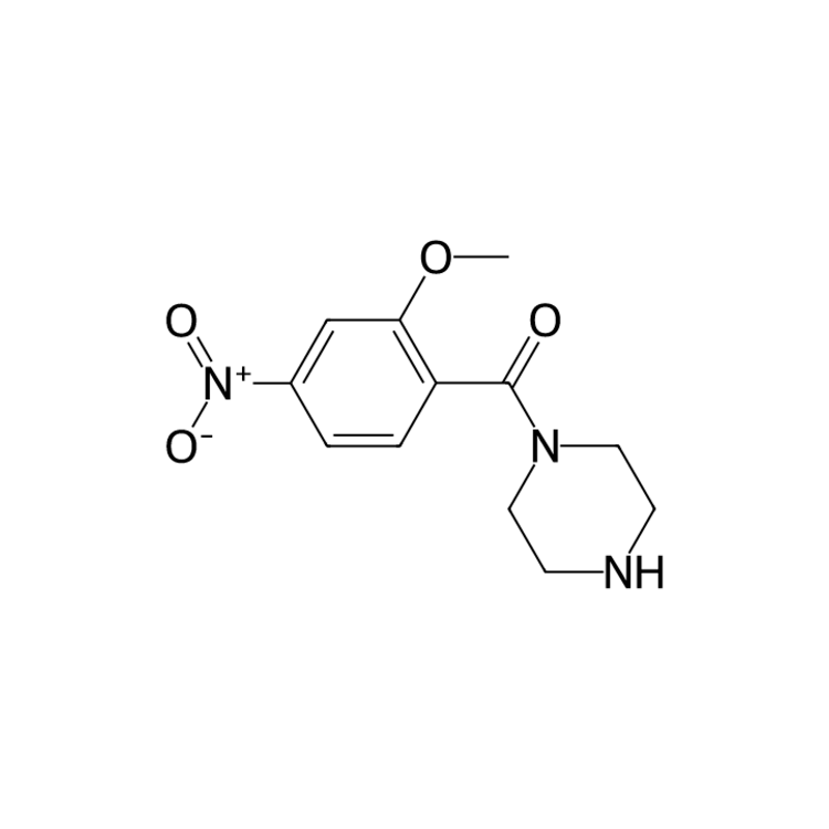 Structure of 1537918-15-2 | 1-(2-methoxy-4-nitrobenzoyl)piperazine