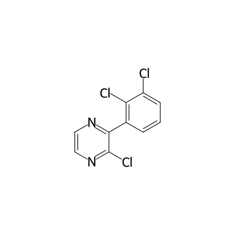 Structure of 1491853-74-7 | 2-chloro-3-(2,3-dichlorophenyl)pyrazine