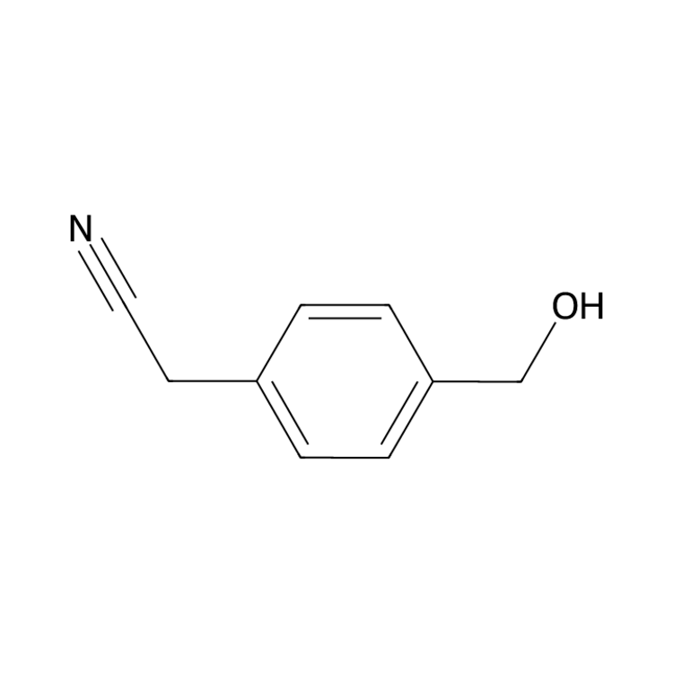 Structure of 144825-18-3 | 2-[4-(hydroxymethyl)phenyl]acetonitrile