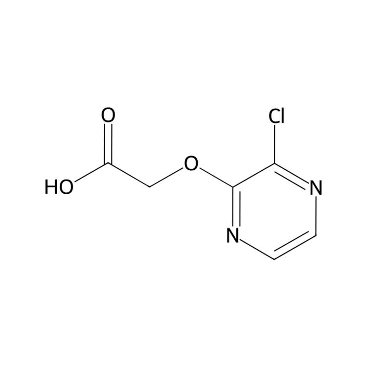 Structure of 1080650-28-7 | [(3-chloropyrazin-2-yl)oxy]acetic acid