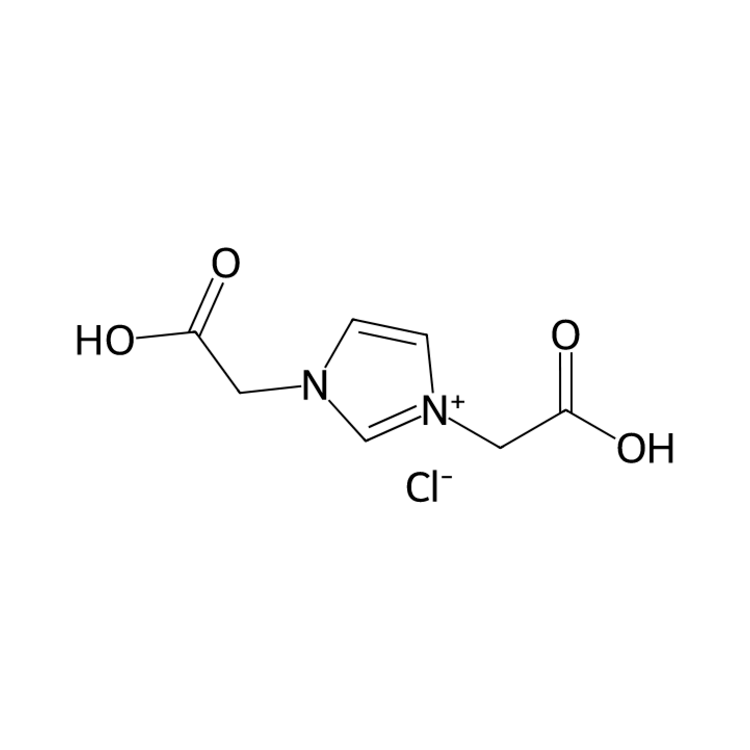 Structure of 805228-36-8 | 1,3-bis(carboxymethyl)-1H-imidazol-3-ium chloride