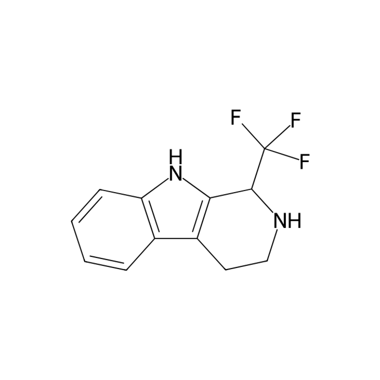 Structure of 112037-78-2 | 1-(trifluoromethyl)-2,3,4,9-tetrahydro-1H-pyrido[3,4-b]indole