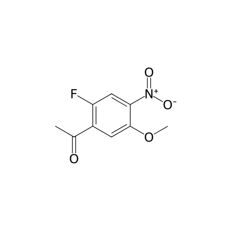 Structure of 175711-80-5 | 1-(2-fluoro-5-methoxy-4-nitrophenyl)ethanone