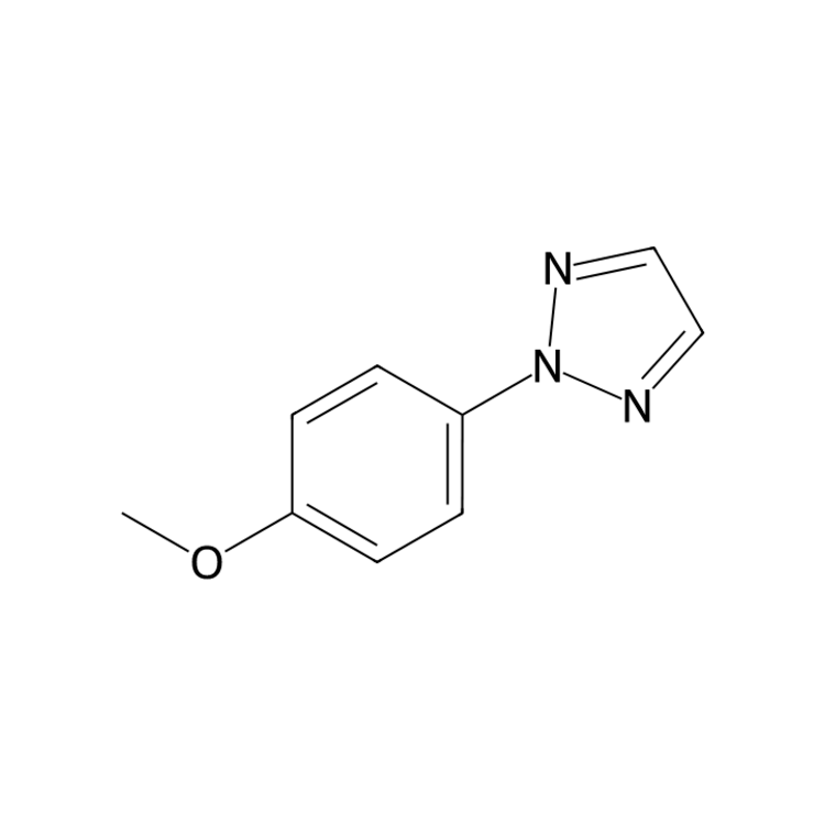 Structure of 68535-51-3 | 2-(4-methoxyphenyl)-2H-1,2,3-triazole