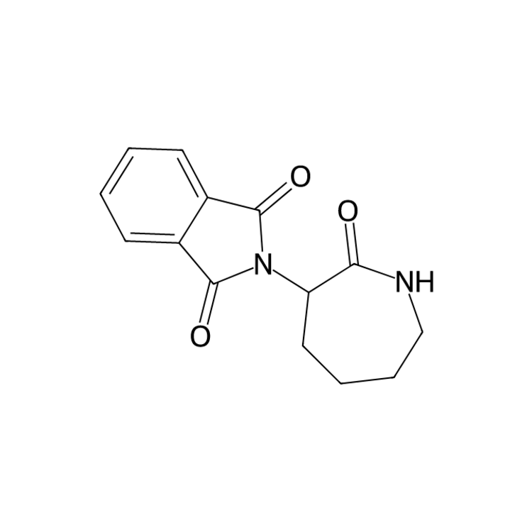 Structure of 13122-23-1 | 2-(2-oxoazepan-3-yl)isoindole-1,3-dione