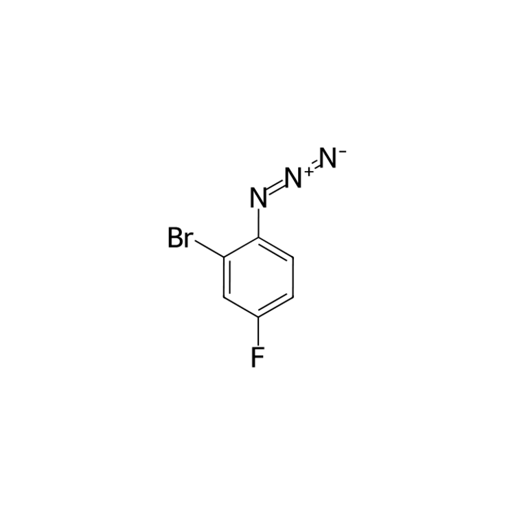 Structure of 85862-81-3 | 1-azido-2-bromo-4-fluorobenzene