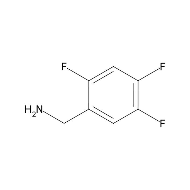 Structure of 168644-93-7 | (2,4,5-trifluorophenyl)methanamine