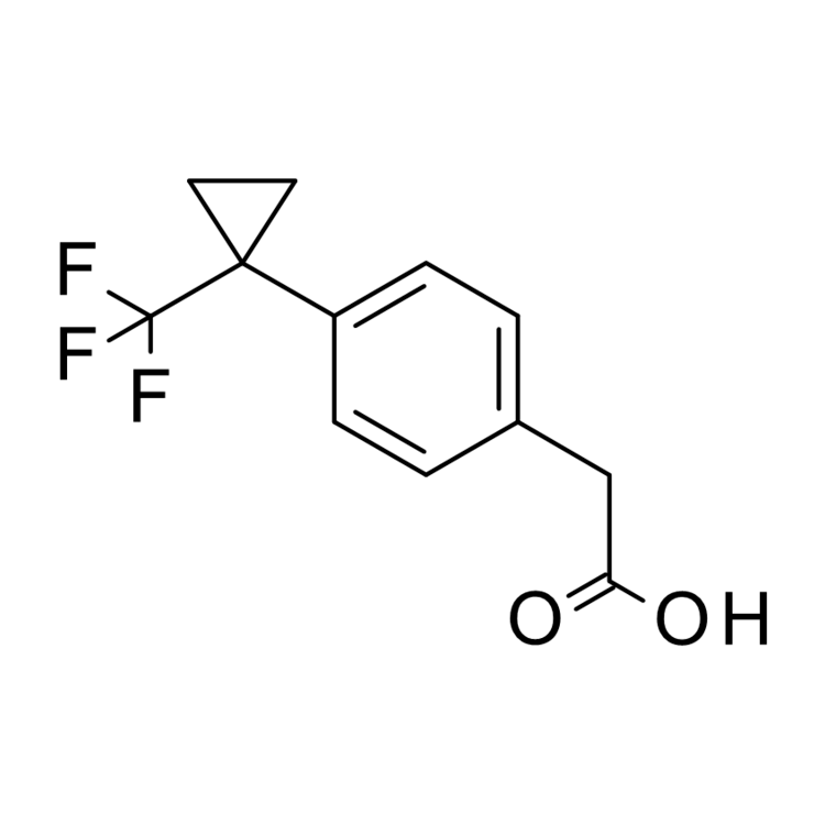 2-(4-(1-(Trifluoromethyl)cyclopropyl)phenyl)acetic acid