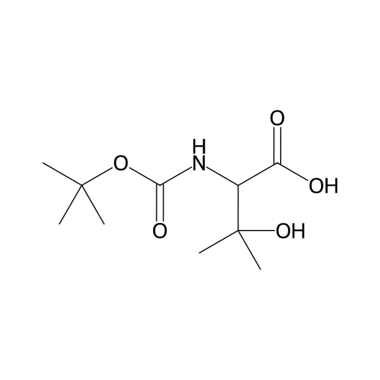 2-(tert-butoxycarbonylamino)-3-hydroxy-3-methyl-butanoic acid