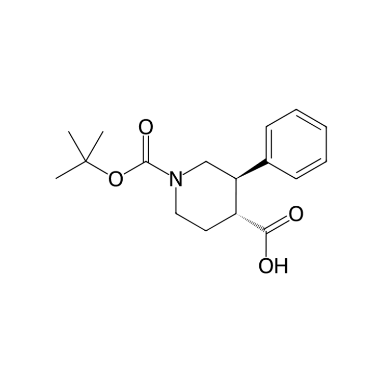 trans-1-tert-butoxycarbonyl-3-phenyl-piperidine-4-carboxylic acid