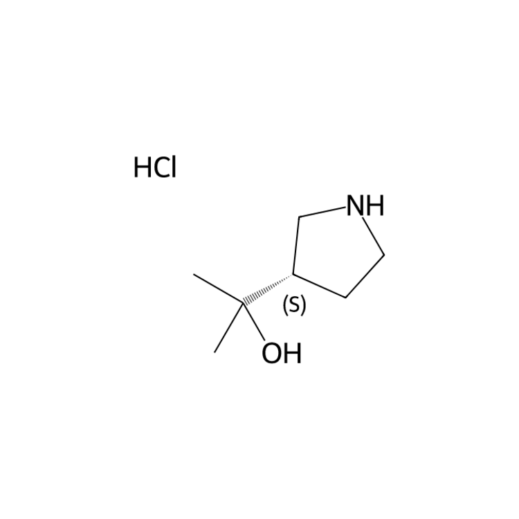 2-[(3S)-pyrrolidin-3-yl]propan-2-ol;hydrochloride
