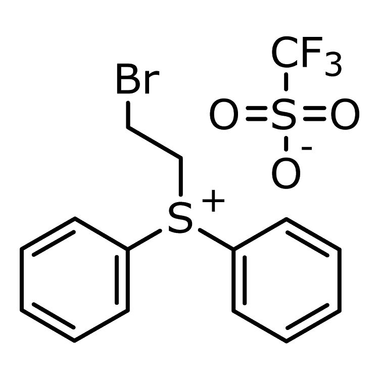 Structure of 247129-85-7 | (2-Bromoethyl)diphenylsulfonium trifluoromethanesulfonate