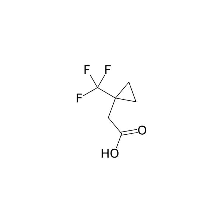 2-[1-(trifluoromethyl)cyclopropyl]acetic acid