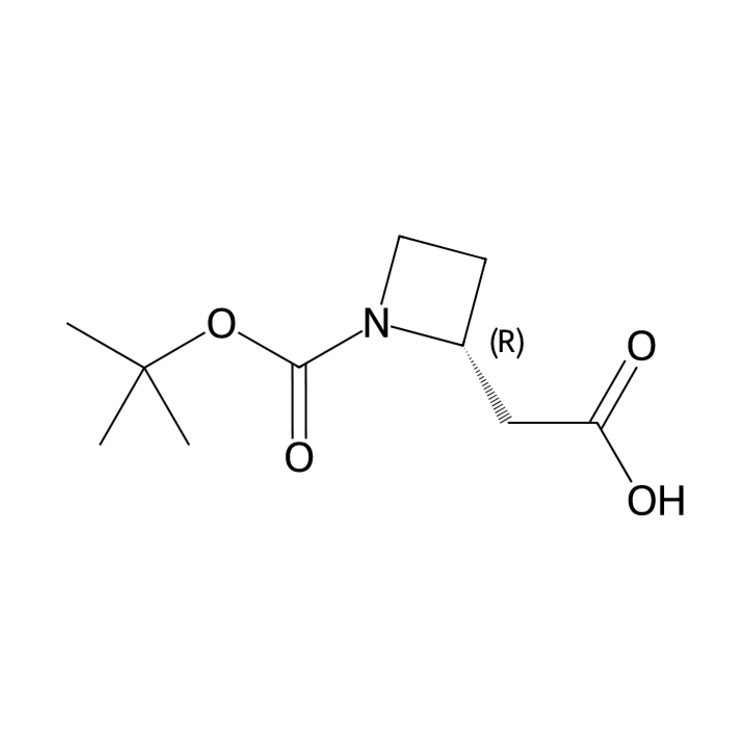2-[(2R)-1-tert-butoxycarbonylazetidin-2-yl]acetic acid