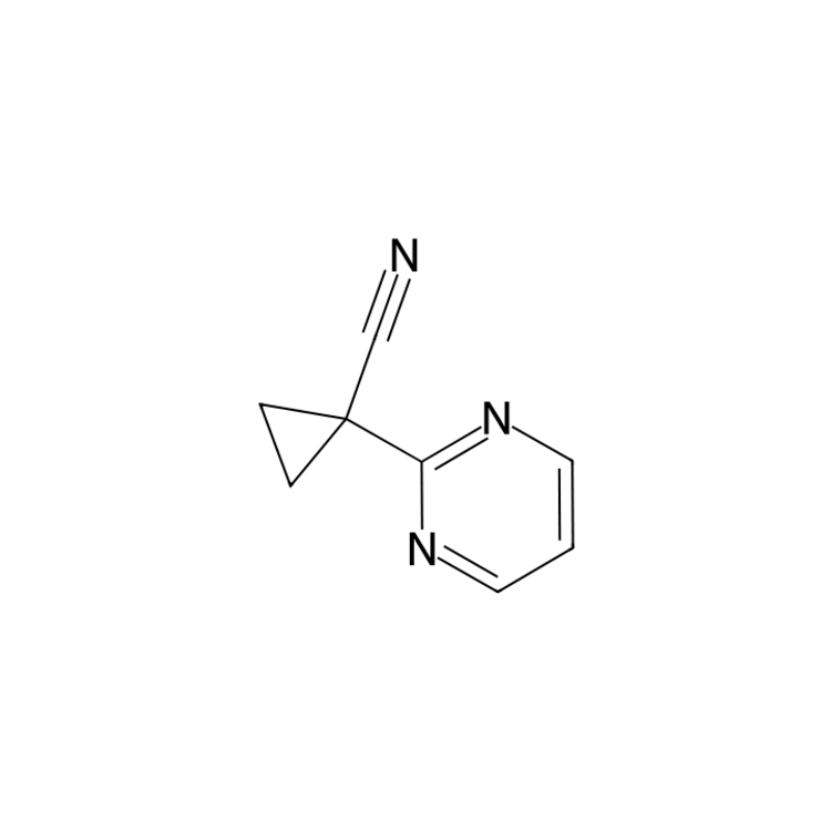 1-pyrimidin-2-ylcyclopropanecarbonitrile