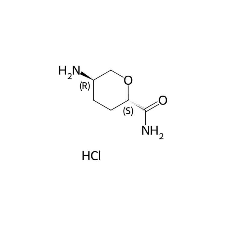 (2S,5R)-5-aminooxane-2-carboxamide hydrochloride