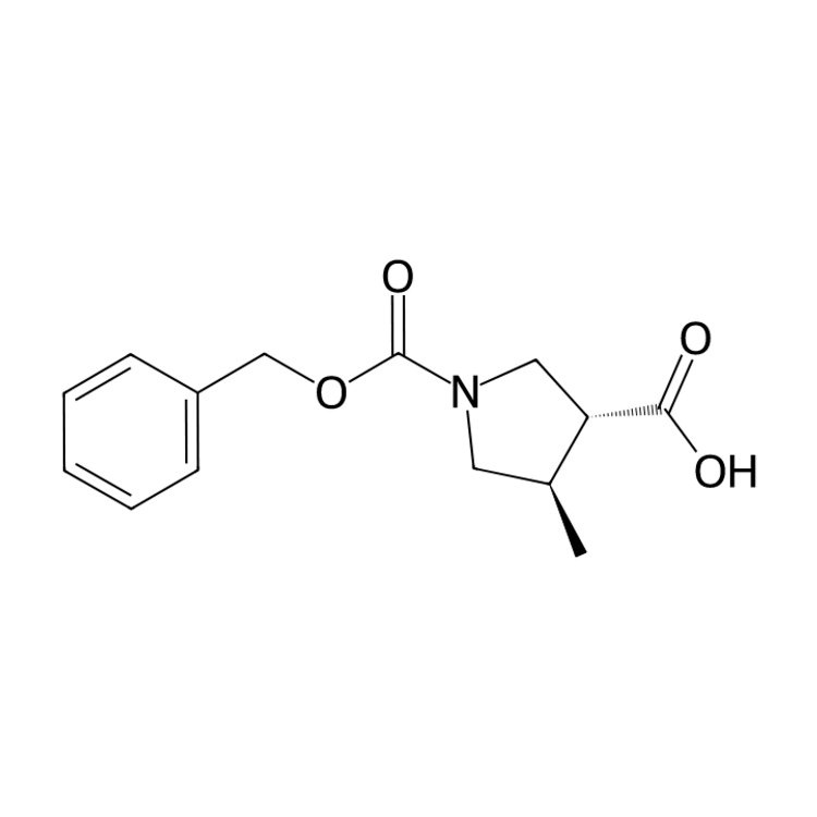 trans-1-[(benzyloxy)carbonyl]-4-methylpyrrolidine-3-carboxylic acid