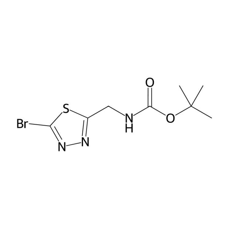 tert-butyl N-[(5-bromo-1,3,4-thiadiazol-2-yl)methyl]carbamate