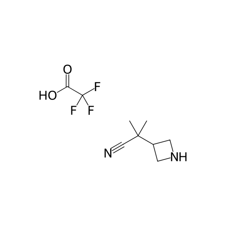 2-(azetidin-3-yl)-2-methyl-propanenitrile;2,2,2-trifluoroacetic acid